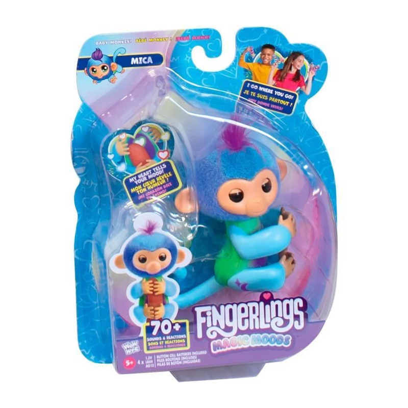 Fingerlings - LANSAY - Magic Moods Mica - Playtime game - From 5 years