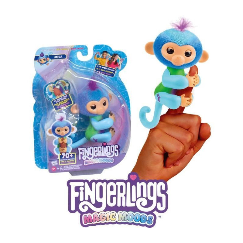 Fingerlings - LANSAY - Magic Moods Mica - Playtime game - From 5 years