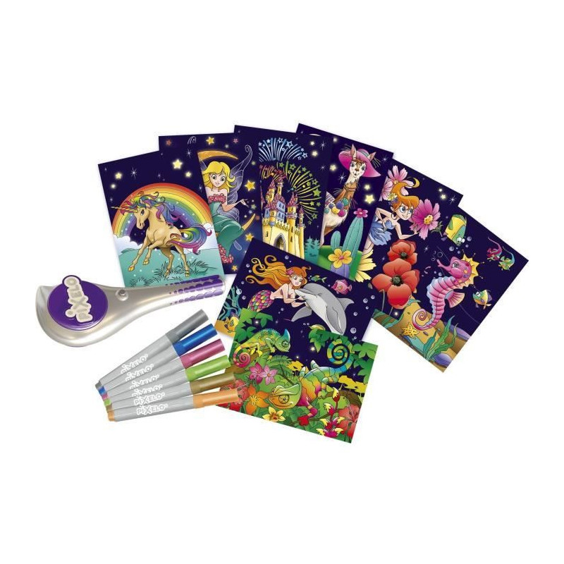 LANSAY Pixelo Coloring game Metal box - Mixed - from 6 years