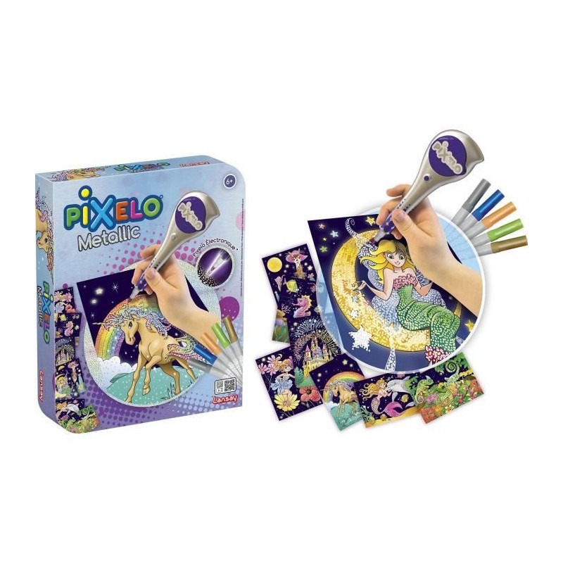 LANSAY Pixelo Coloring game Metal box - Mixed - from 6 years