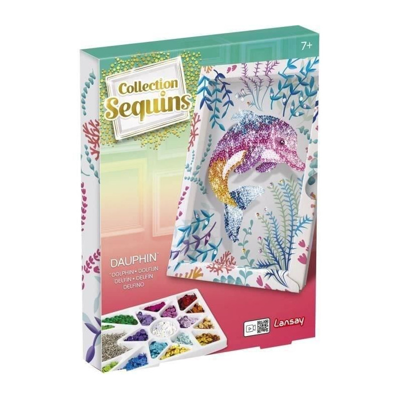 Creation game - LANSAY - 20326 - Dolphin Sequins Collection
