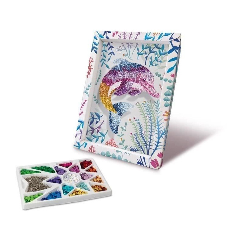 Creation game - LANSAY - 20326 - Dolphin Sequins Collection
