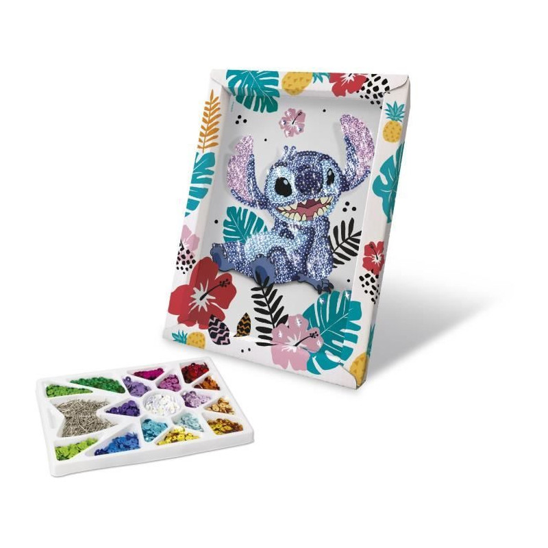 STITCH sequin collection, creative game, Disney Stitch set, ages 7 and