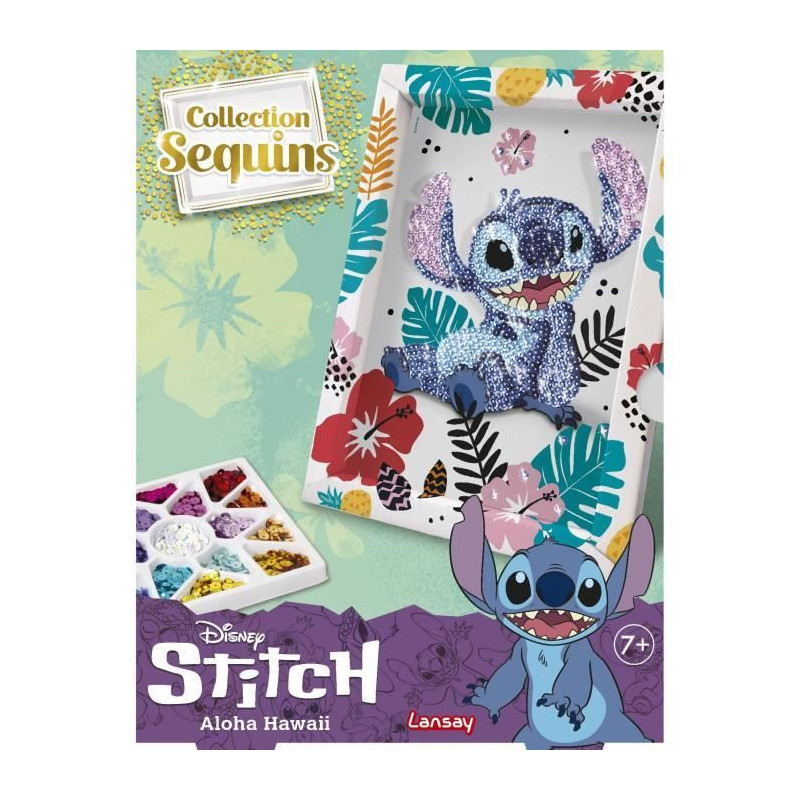 STITCH sequin collection, creative game, Disney Stitch set, ages 7 and
