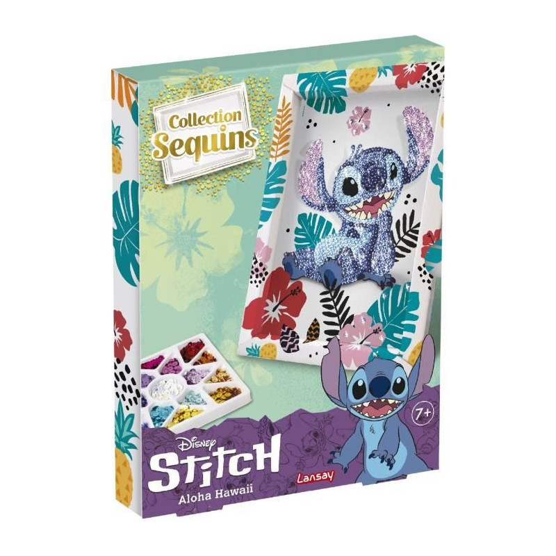STITCH sequin collection, creative game, Disney Stitch set, ages 7 and