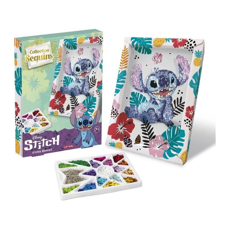 STITCH sequin collection, creative game, Disney Stitch set, ages 7 and