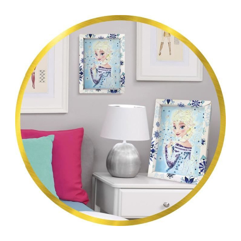 Creative game - LANSAY - Sequin collection - ELSA FROZEN - From 7 year