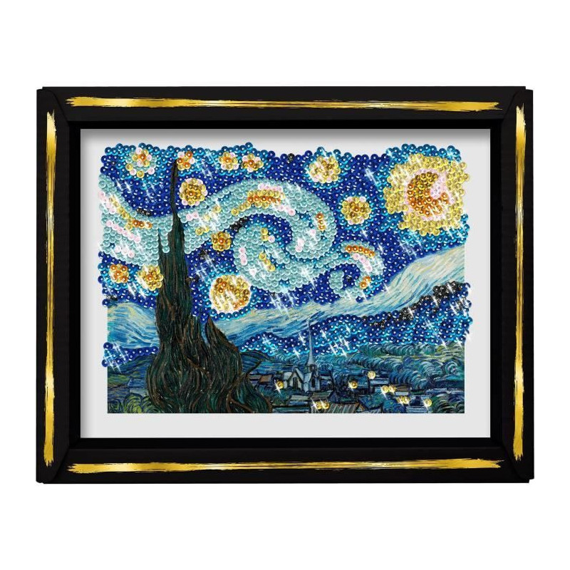Creative leisure kit - LANSAY - Sequins collection - The starry night