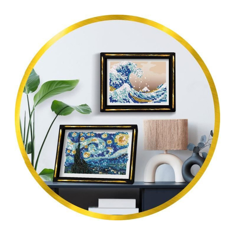 Creative leisure kit - LANSAY - Sequins collection - The starry night