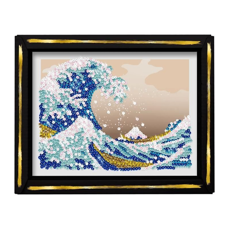Creative leisure kit - LANSAY - Sequins Collection - The Great Wave -