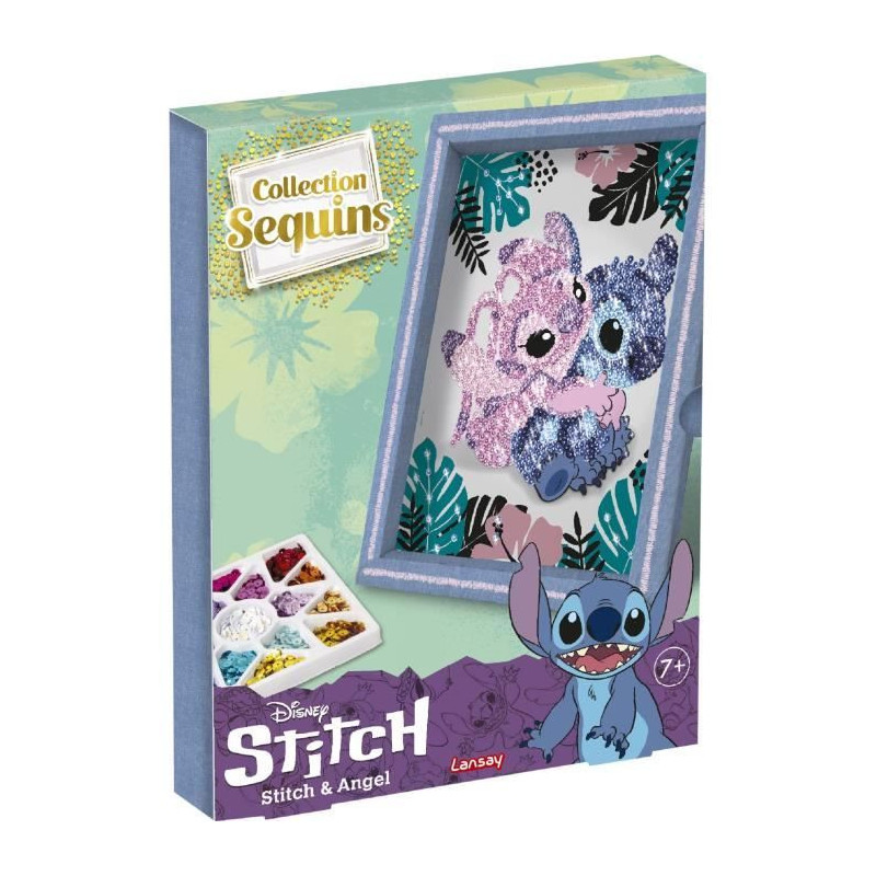 Creative game - LANSAY - Sequin collection - STITCH & ANGEL - From 7 y