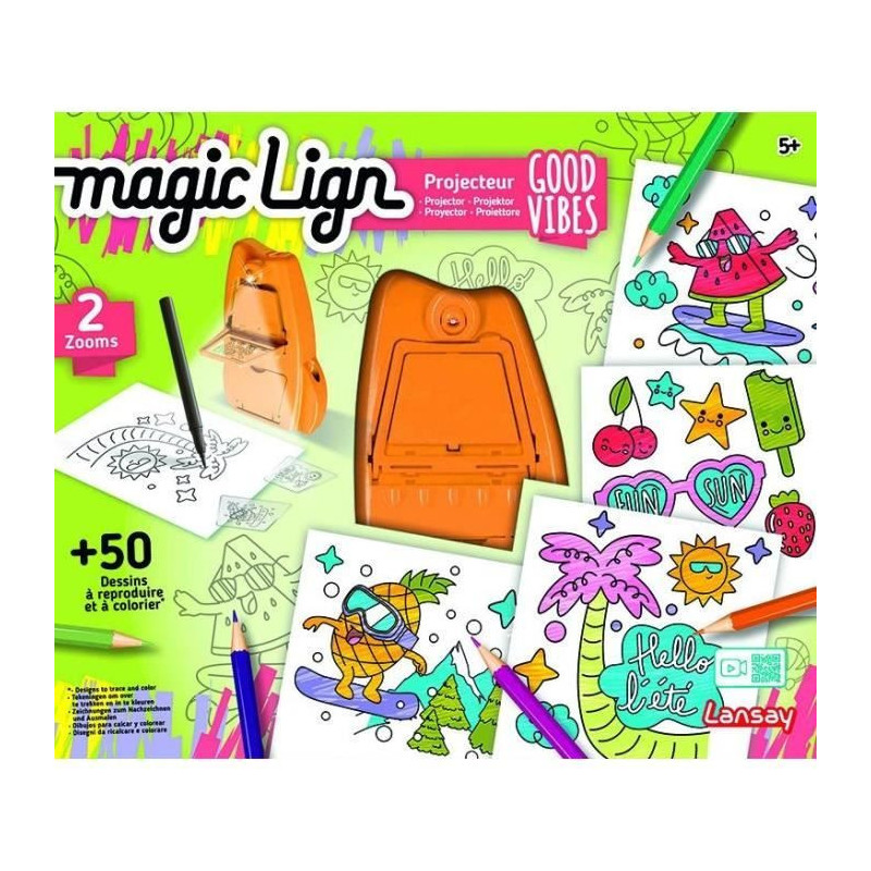 Magic Lign - LANSAY - Good vibes projector - 50 illustrations - From 5