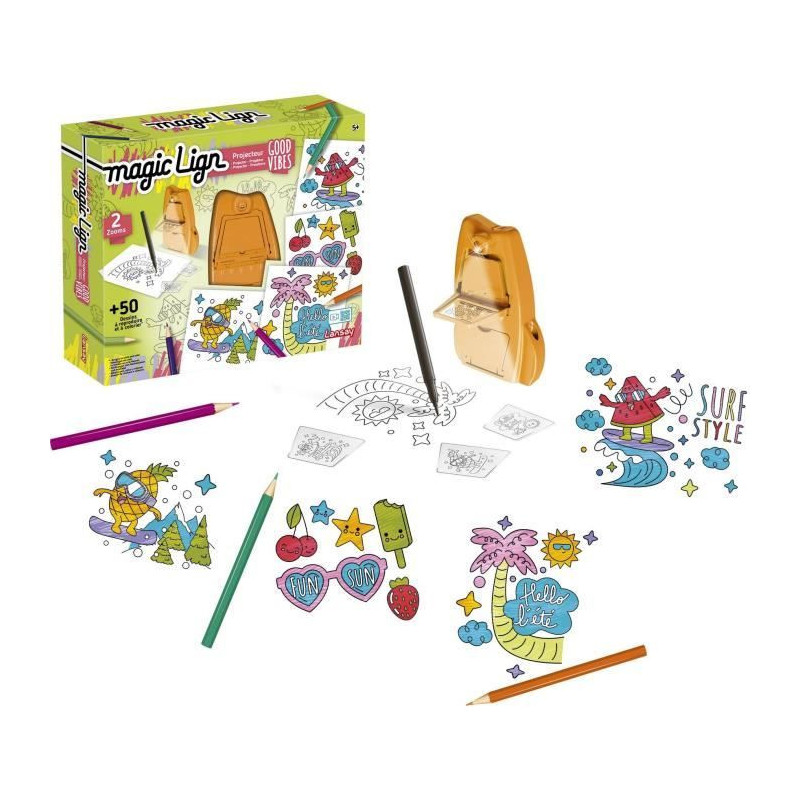 Magic Lign - LANSAY - Good vibes projector - 50 illustrations - From 5