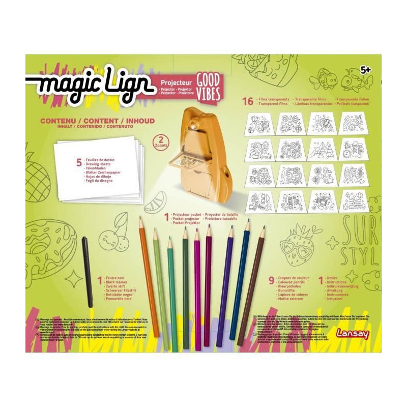 Magic Lign - LANSAY - Good vibes projector - 50 illustrations - From 5