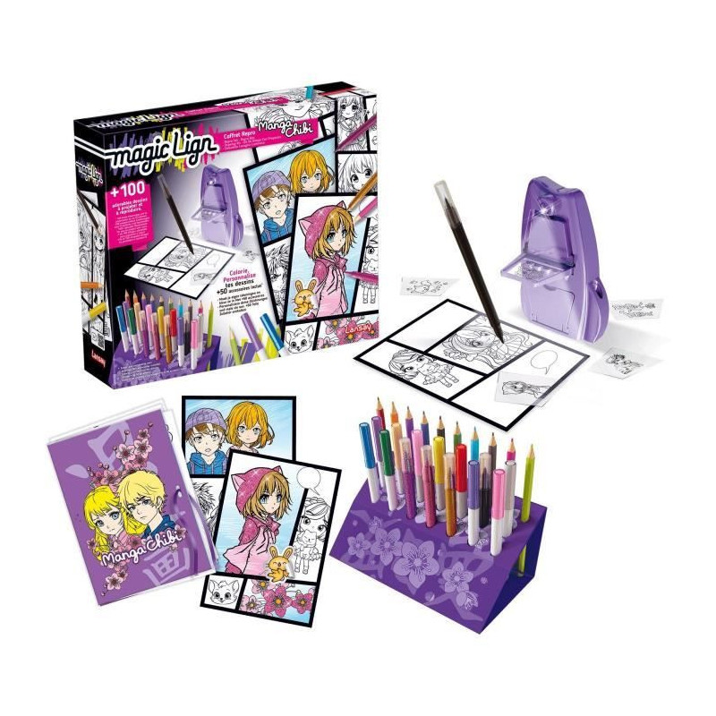 Magic Lign - LANSAY - Repro Manga Chibi Box - 100 illustrations - From