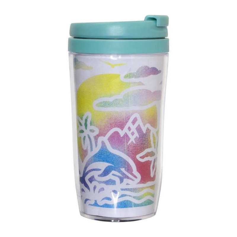 Blopens - LANSAY - Créa'mug - 9 stencils - 1 mug - From 6 years old