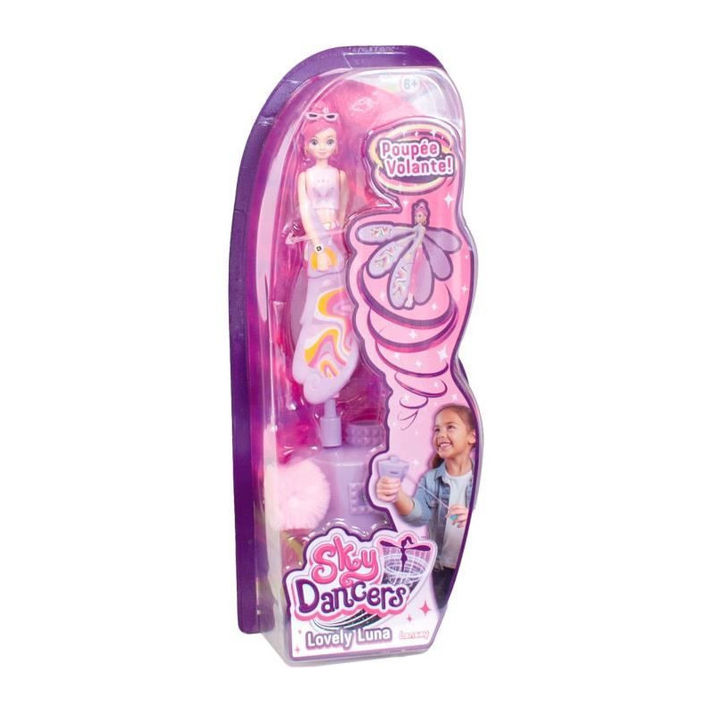 Sky Dancers - LANSAY - Lovely Luna - Flying doll - Ages 6 and up