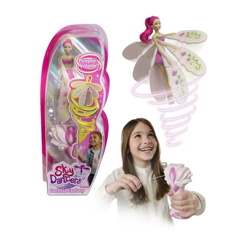 Sky dancers - LANSAY - Fuchsia Fantasy - Flying doll - From 6 years ol
