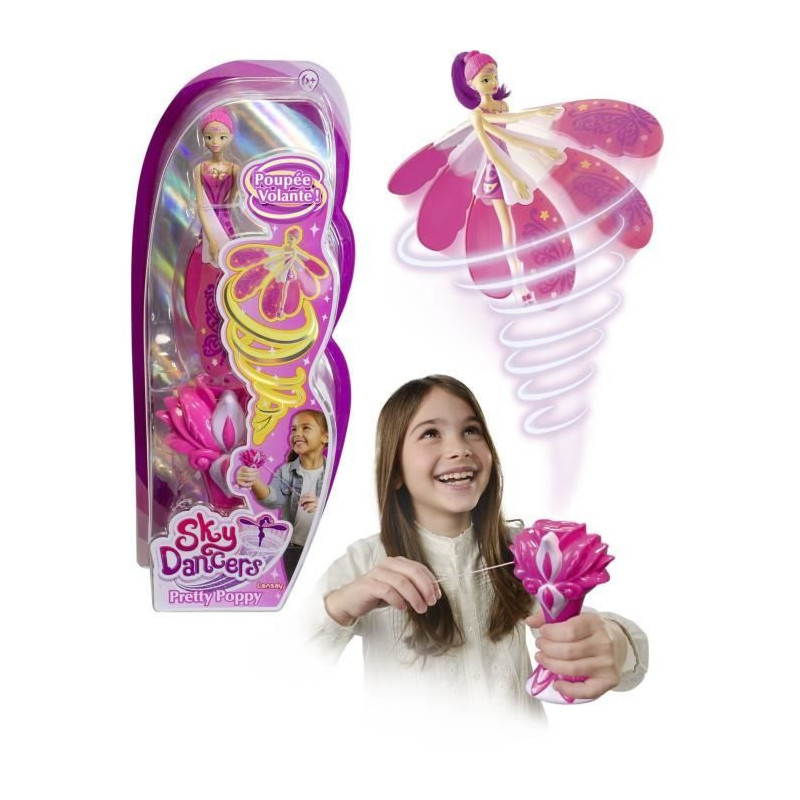 Sky dancers - LANSAY - Pretty Poppy - Flying doll - From 6 years old