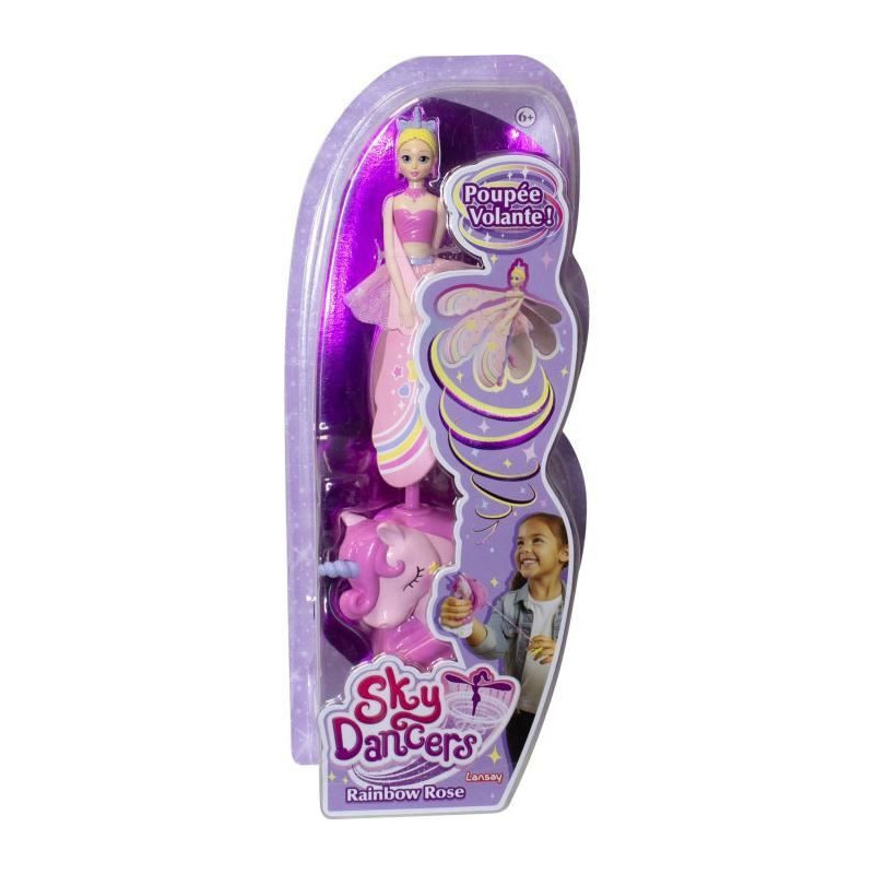 Sky dancers - LANSAY - Rainbow Rose - Flying doll - From 6 years old