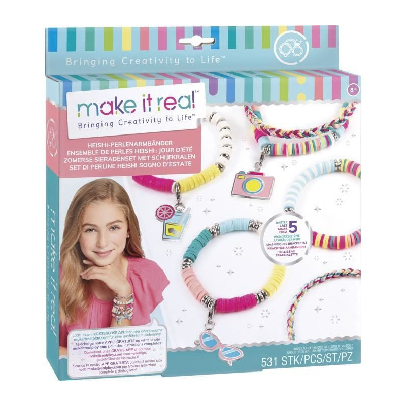 Make it real - Heishi jewelry summer days - Manufacture of children's