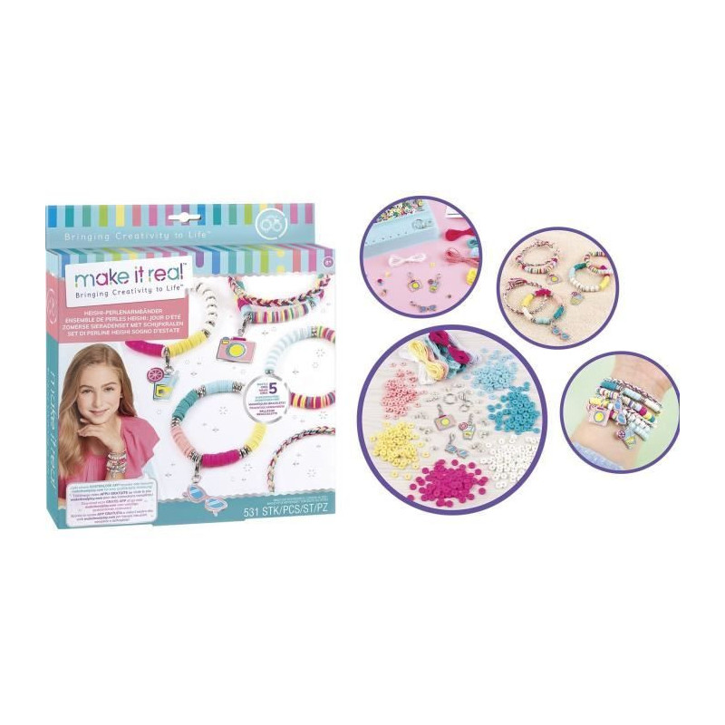 Make it real - Heishi jewelry summer days - Manufacture of children's