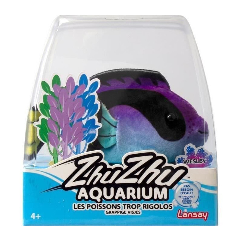 Miniature animal - LANSAY - 51120 - Zhu Zhu Aquarium: Merlin the surge