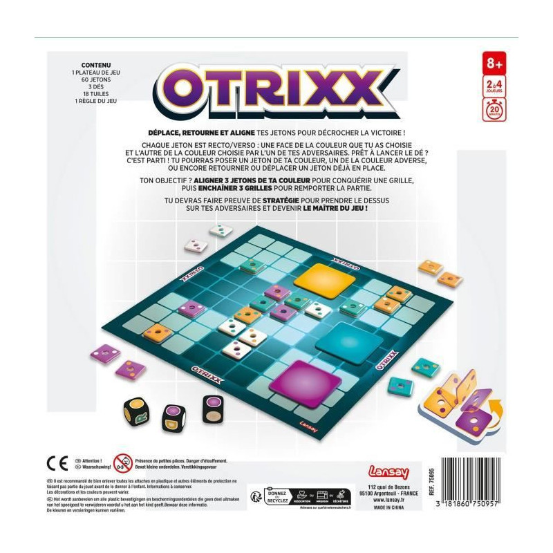 Board game - LANSAY - OTRIXX - From 8 years old