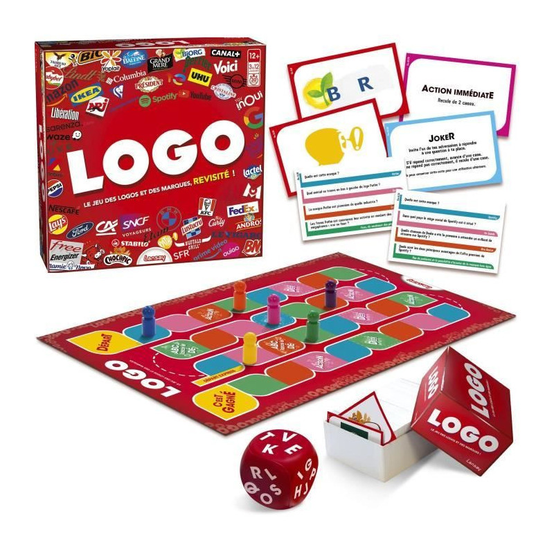 Logo - LANSAY - Board game - 1500 questions - From 12 years old