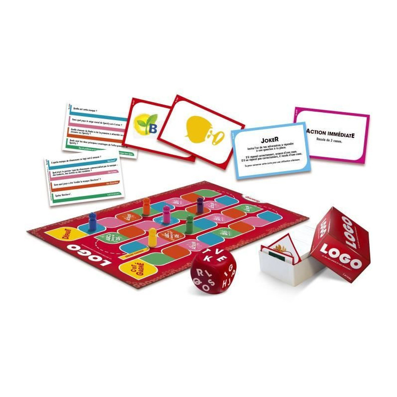 Logo - LANSAY - Board game - 1500 questions - From 12 years old