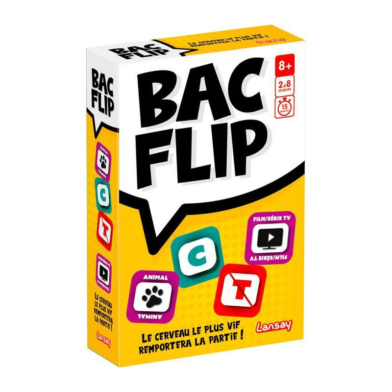 Board game - LANSAT - BAC FLIP - From 8 years old