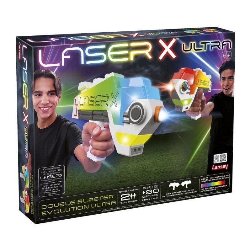 Laser game - LANSAY - 87552 - Laser X - Double Blaster Evolution Ultra