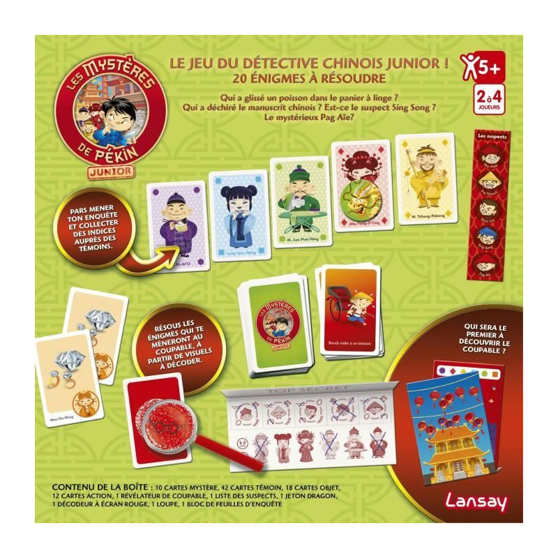 LANSAY Les Mysteres De Pekin Junior