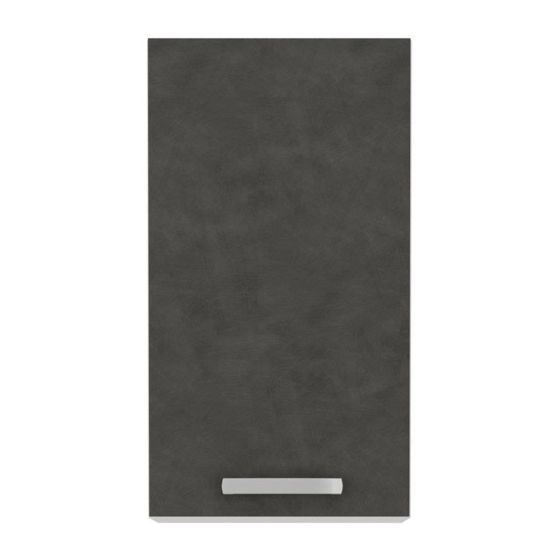 High furniture 1 hinged door - matt gray - l 40 x D 31.6 x 72 cm - las