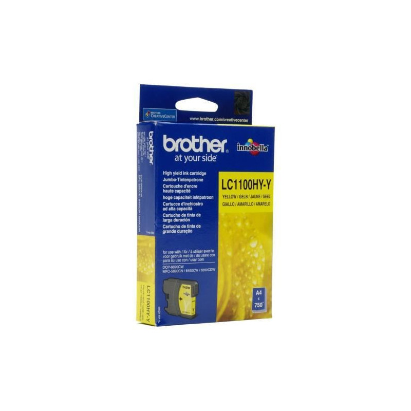 Brother LC1100Y Yellow Ink Cartridge