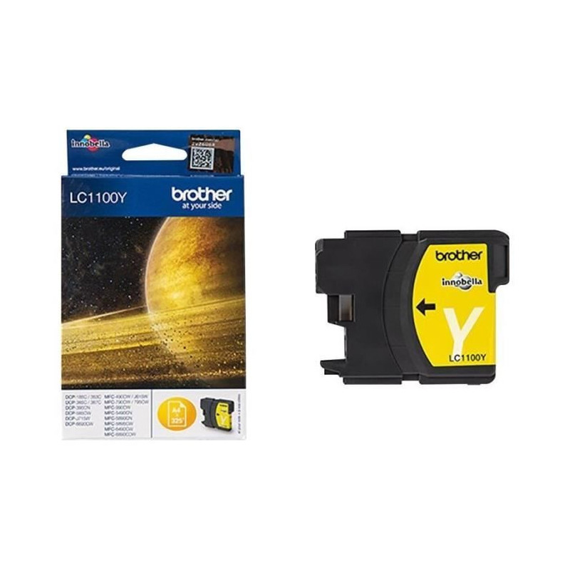 Brother LC1100Y Yellow Ink Cartridge