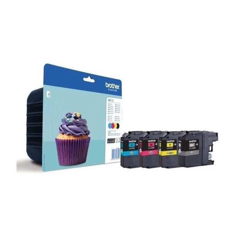Brother LC123VALBP Multipack Ink Cartridges ...