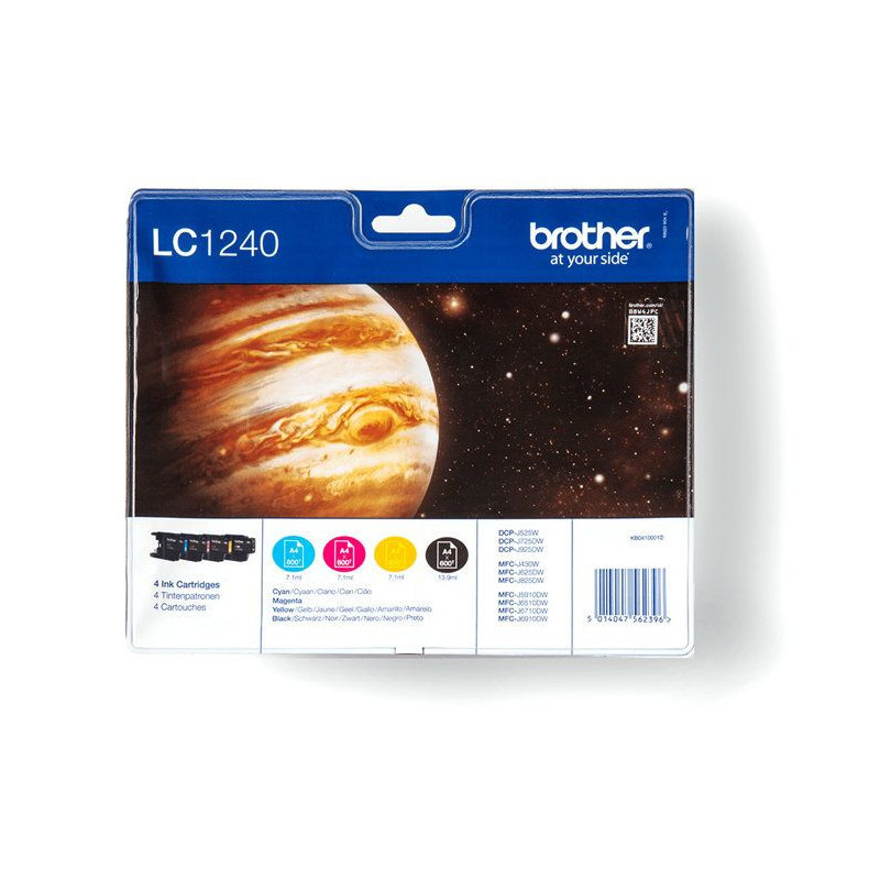 Brother LC1240 Multipack Color Ink Cartridges
