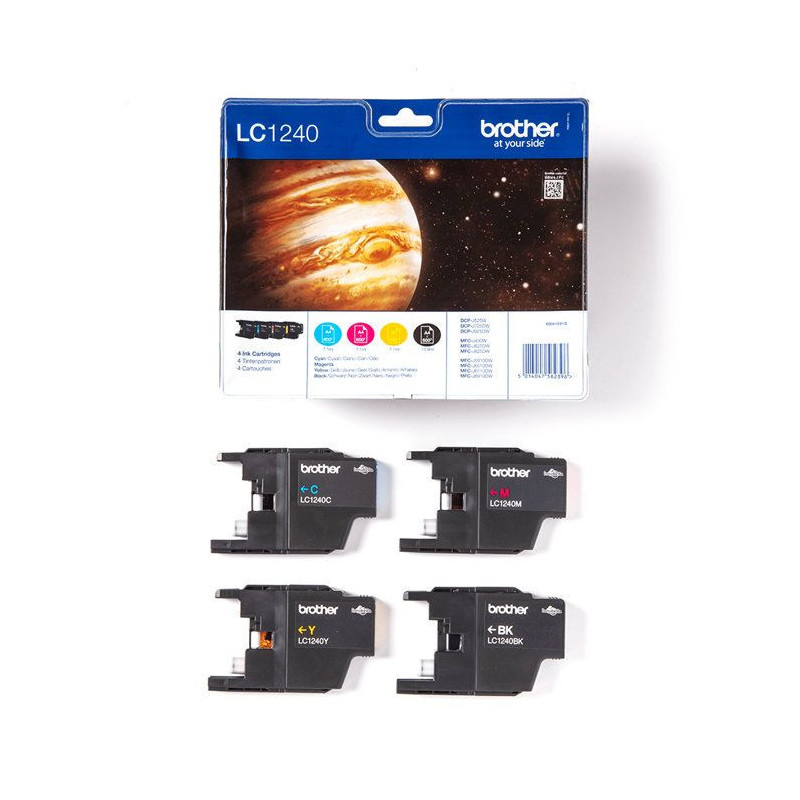 Brother LC1240 Multipack Color Ink Cartridges