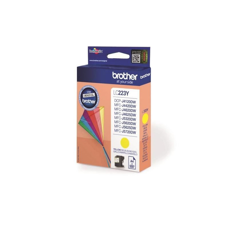 Brother LC223Y Yellow Ink Cartridge