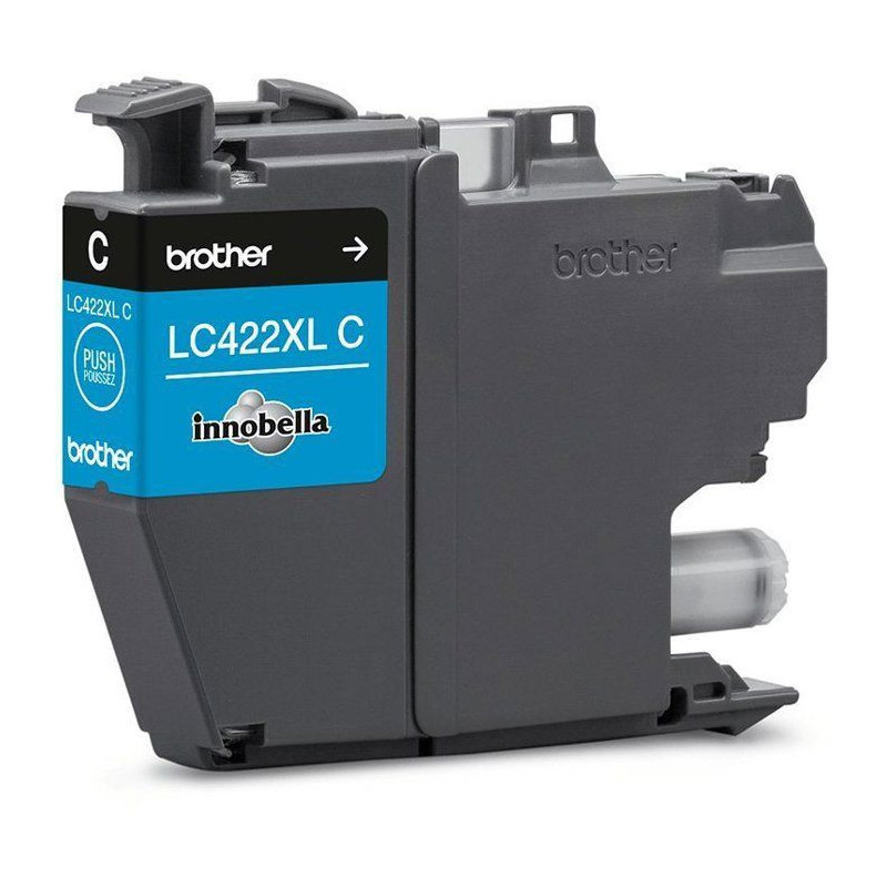 Cartridge LC422XLC - BROTHER - Cyan - 1500p - For Business Smart MFC-J