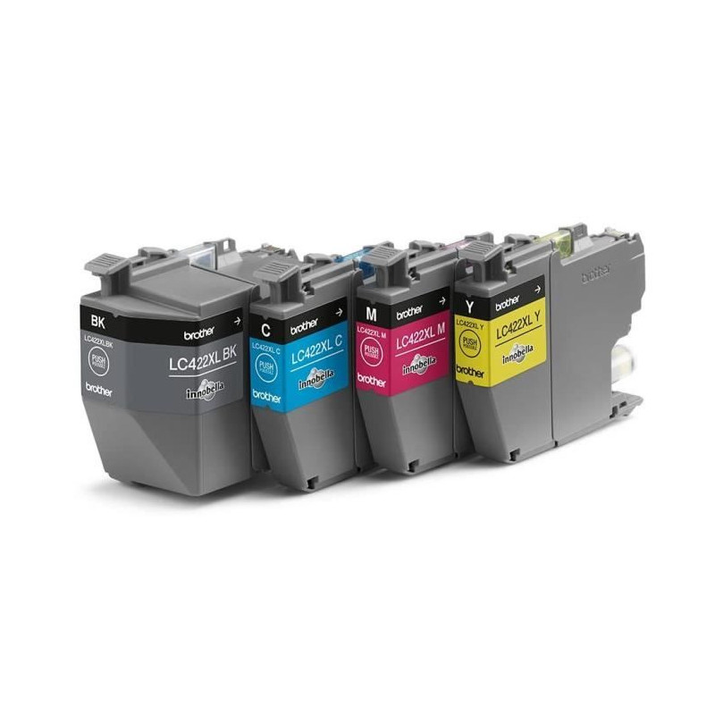 Pack of 4 cartridges LC422XLVAL - BROTHER - For Business Smart MFC-J53