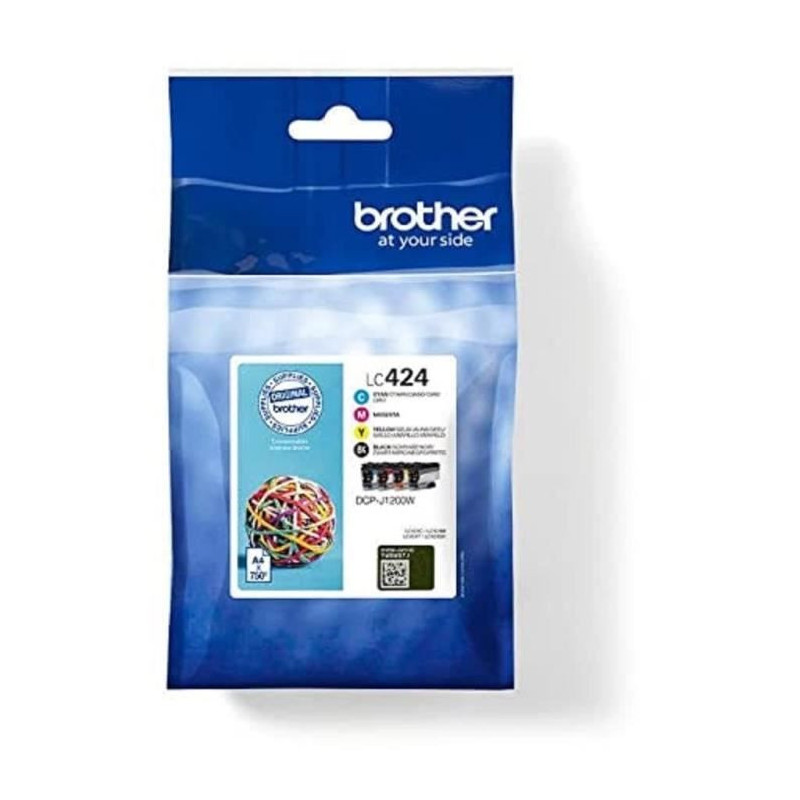 Pack of 4 Cartridges LC424VAL - BROTHER - Black, Cyan, Magenta and Yel