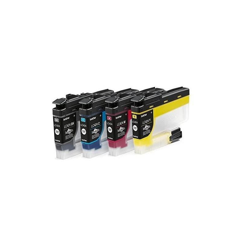 Pack of 4 Cartridges LC424VAL - BROTHER - Black, Cyan, Magenta and Yel