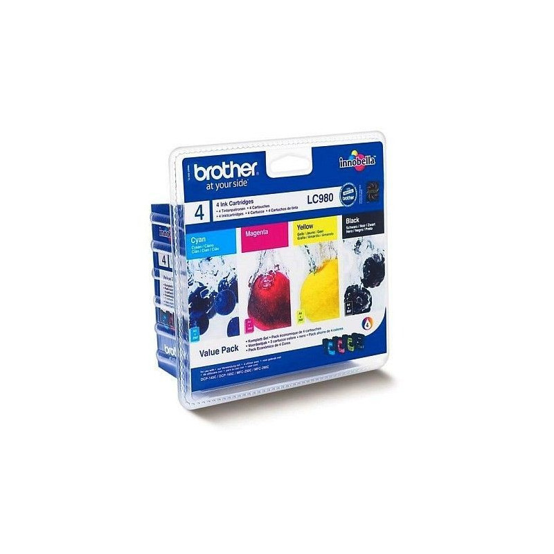 Brother LC980 Multipack Color Ink Cartridges