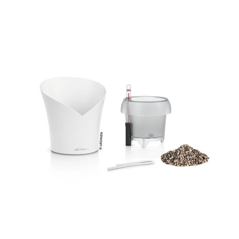 LECHUZA Planter ORCHIDEA ALL-IN-ONE Matt white