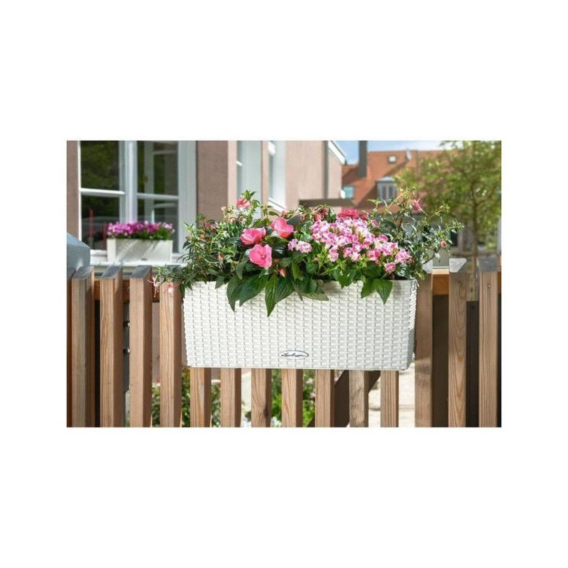 Jardiniere - Balconera cottage 50 - Complete kit - White - 8 L - LECHU