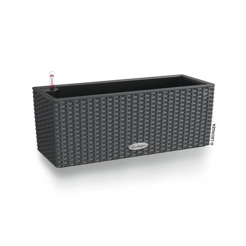 Jardiniere - Lechuza - Balconera Cottage 50 - Granite - Rectangular -