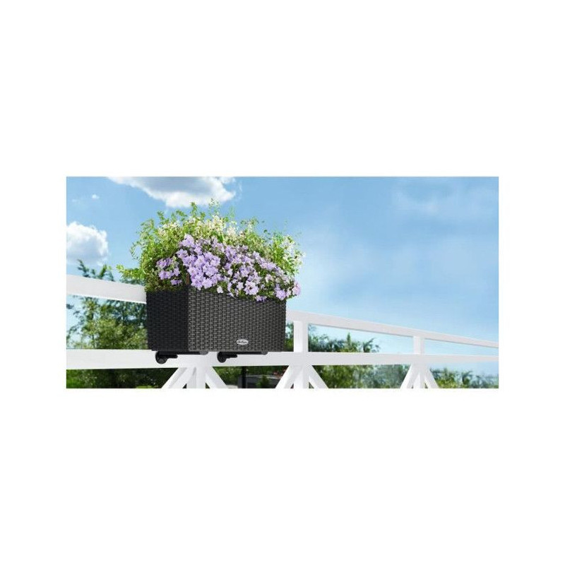 Jardiniere - Lechuza - Balconera Cottage 50 - Granite - Rectangular -
