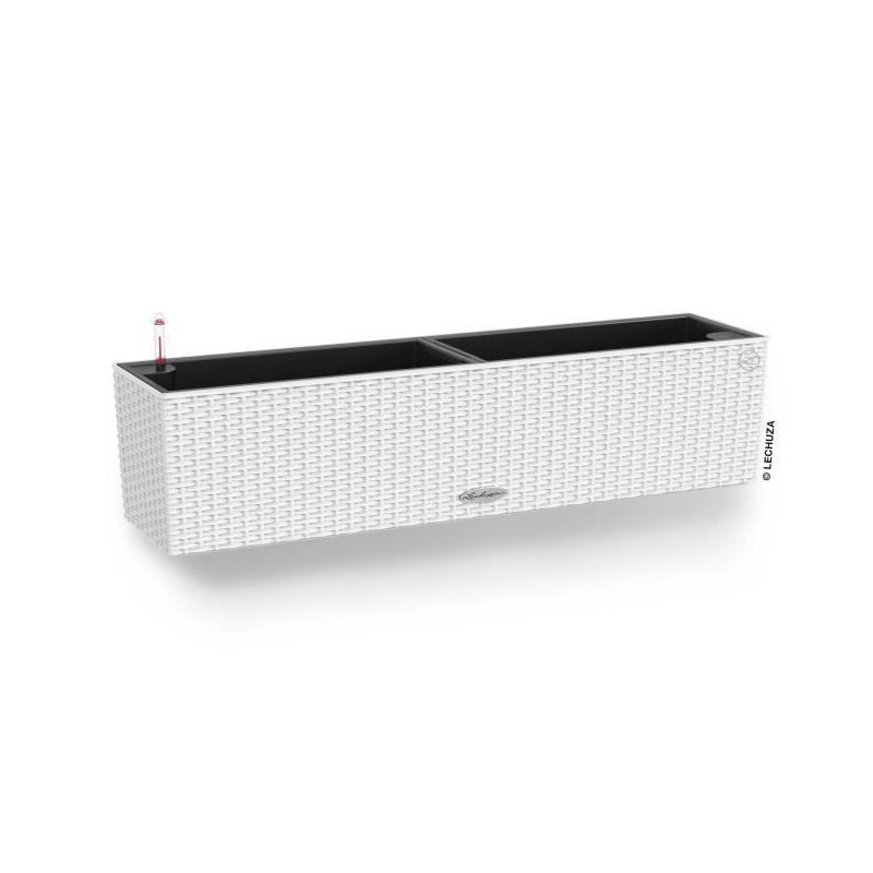 Jardiniere - Balconera cottage 80 - Complete kit - White - 12 L - LECH